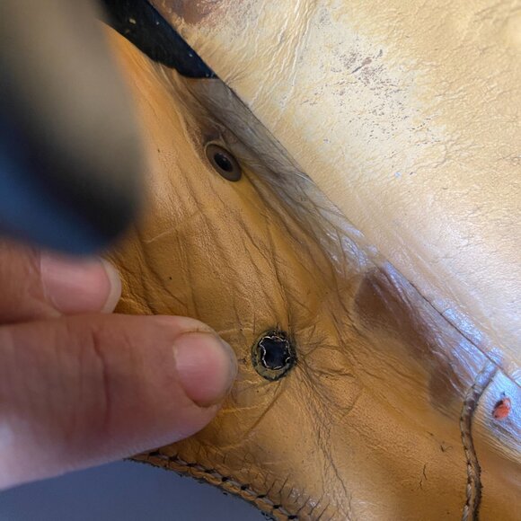 DR. MARTENS  MARY JANE CRAZY HORSE WOMENS SHOES Sz 6 - Picture 6 of 12